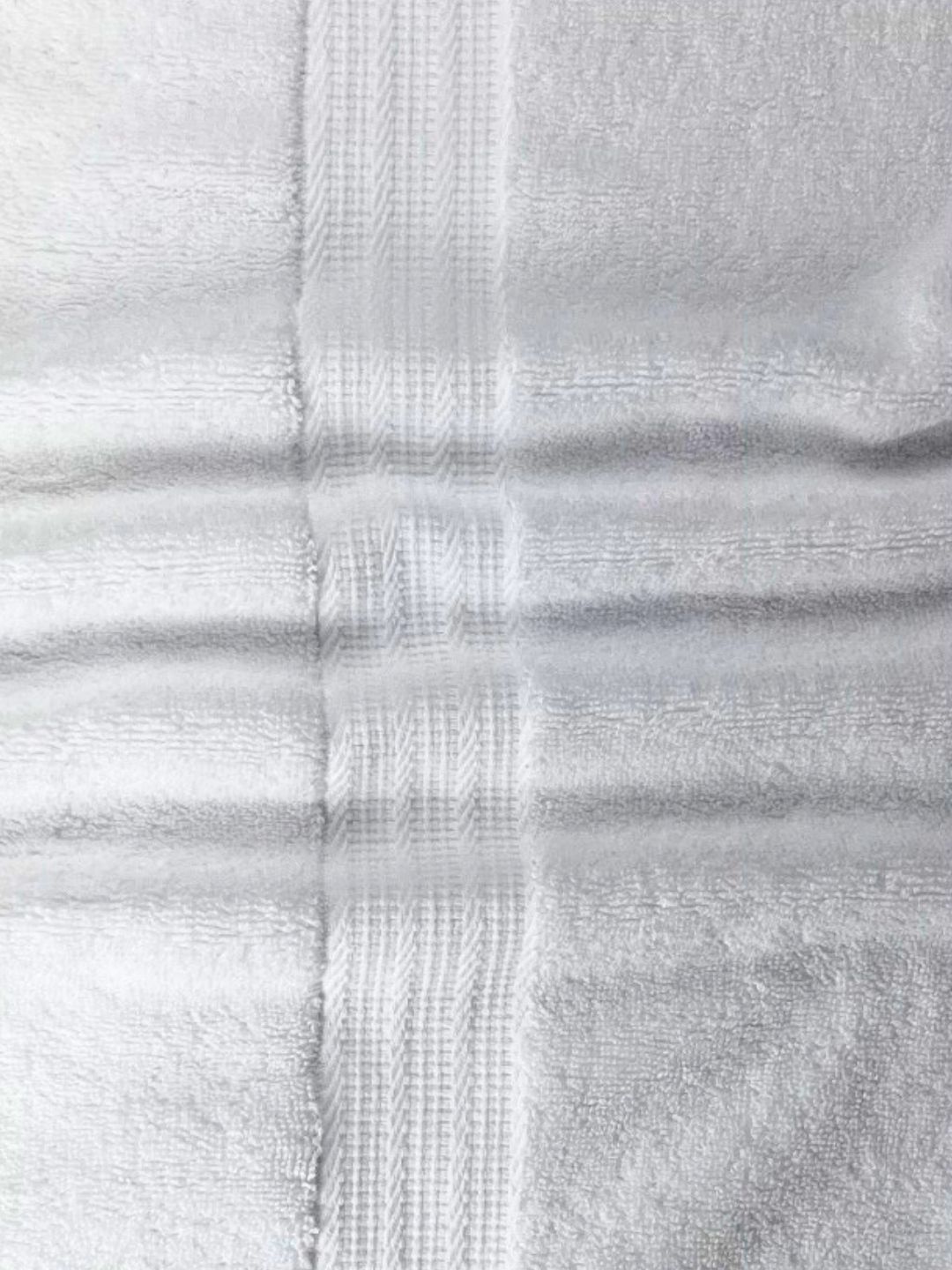 SENSES White 3 Pieces Cotton 804 GSM Towel Set