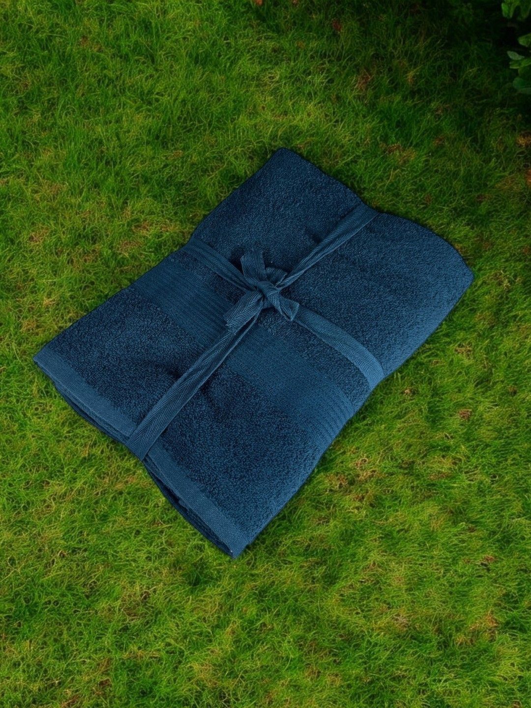SENSES Blue Cotton 350 GSM Bath Towel