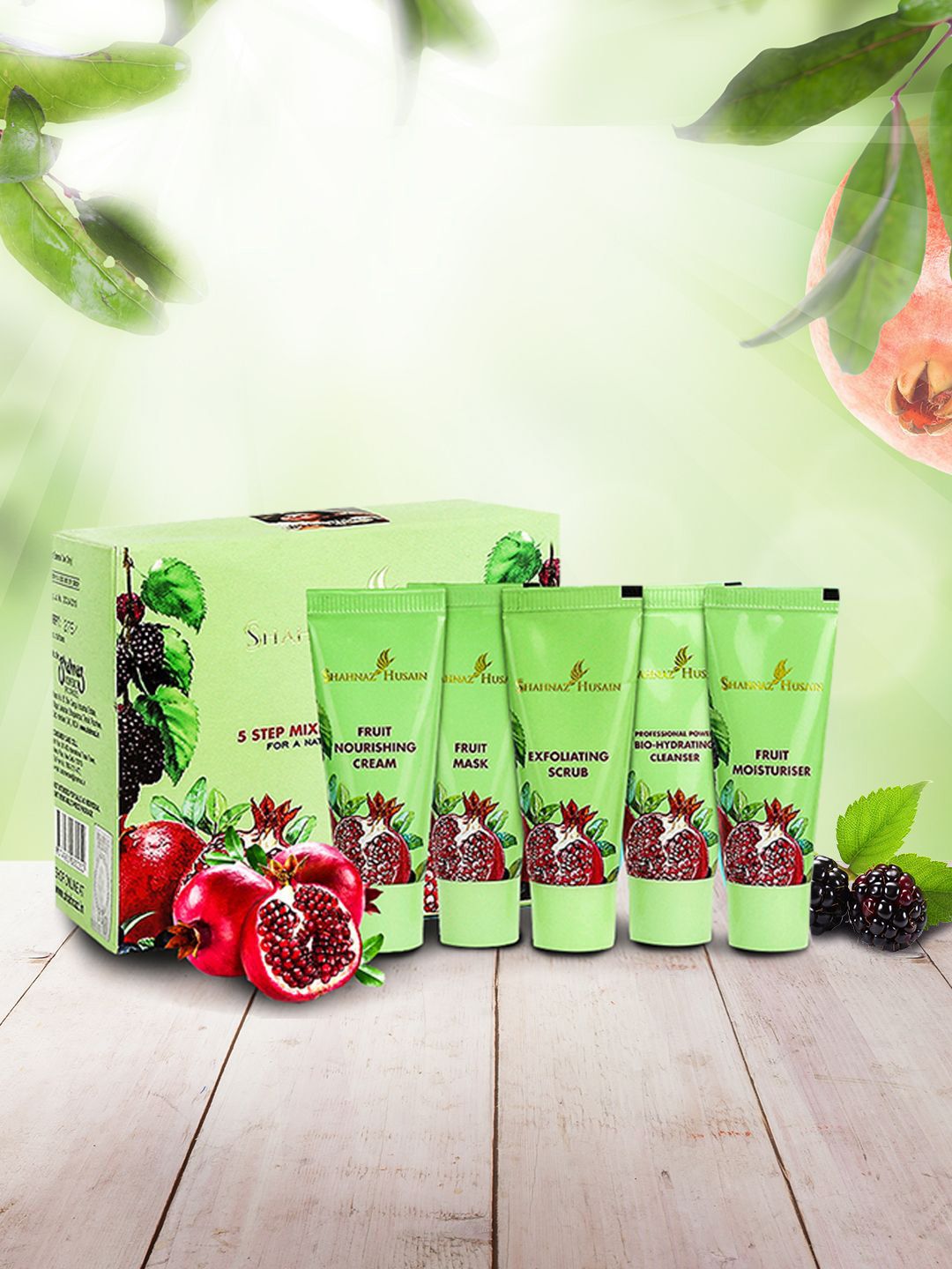 Shahnaz Husain 5 Step Mixed Fruit Facial Kit