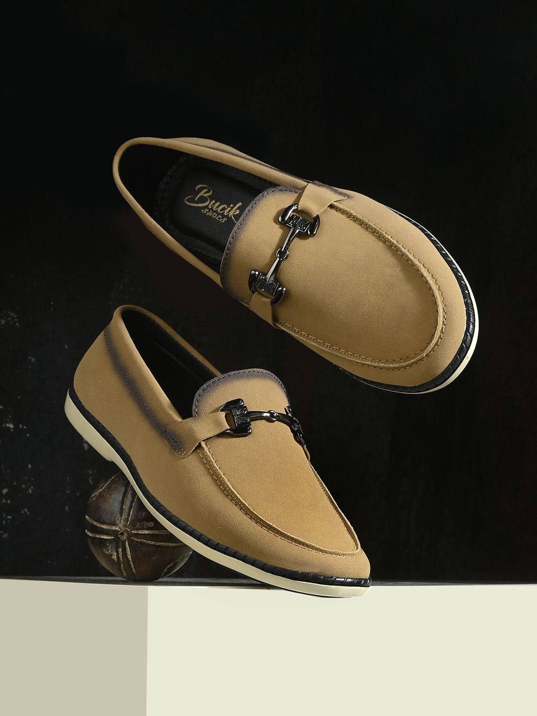 BUCIK Men Solid Everyday Loafers