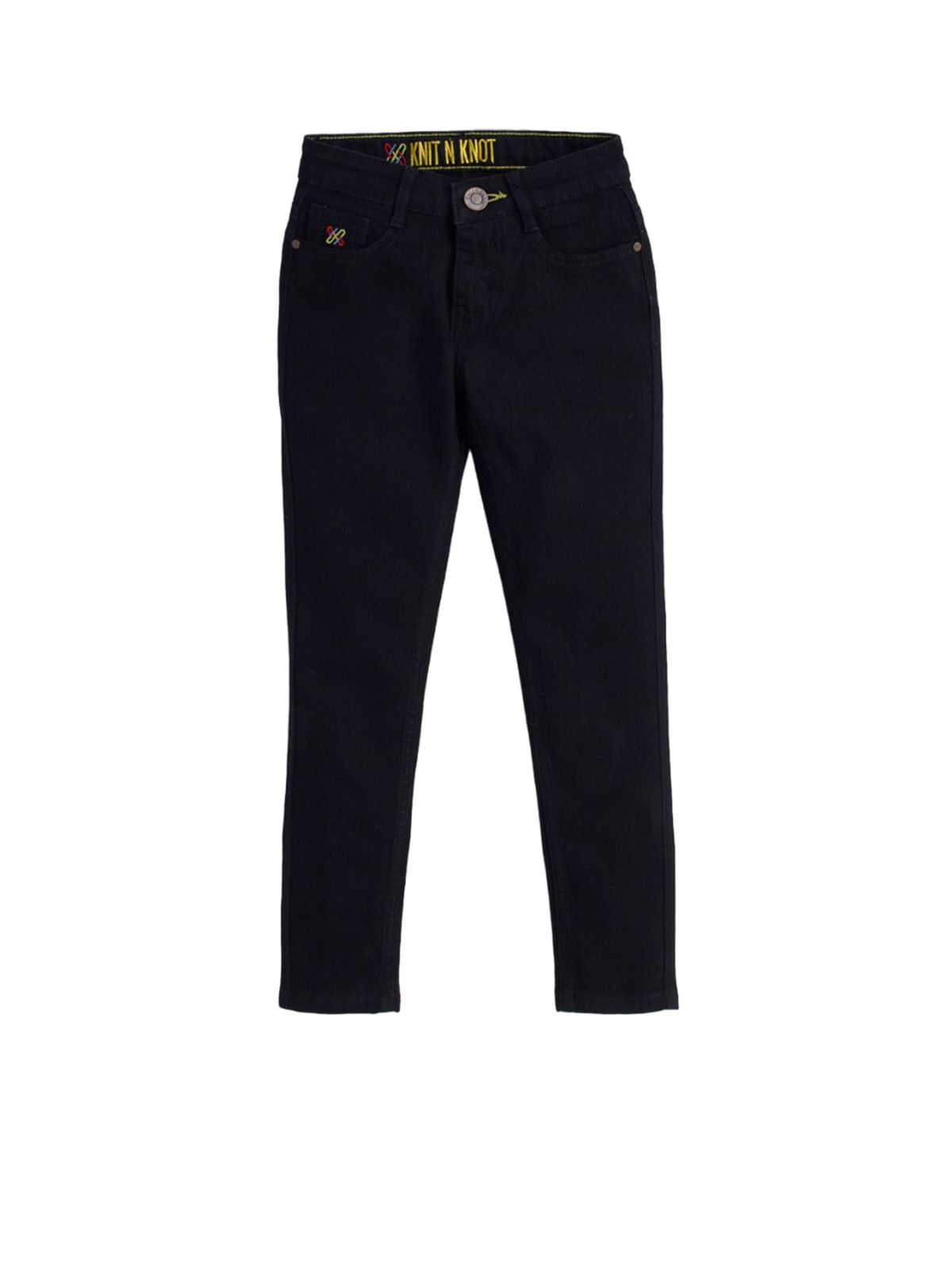 Knit N Knot Girls Slim Fit Low-Rise Stretchable Jeans