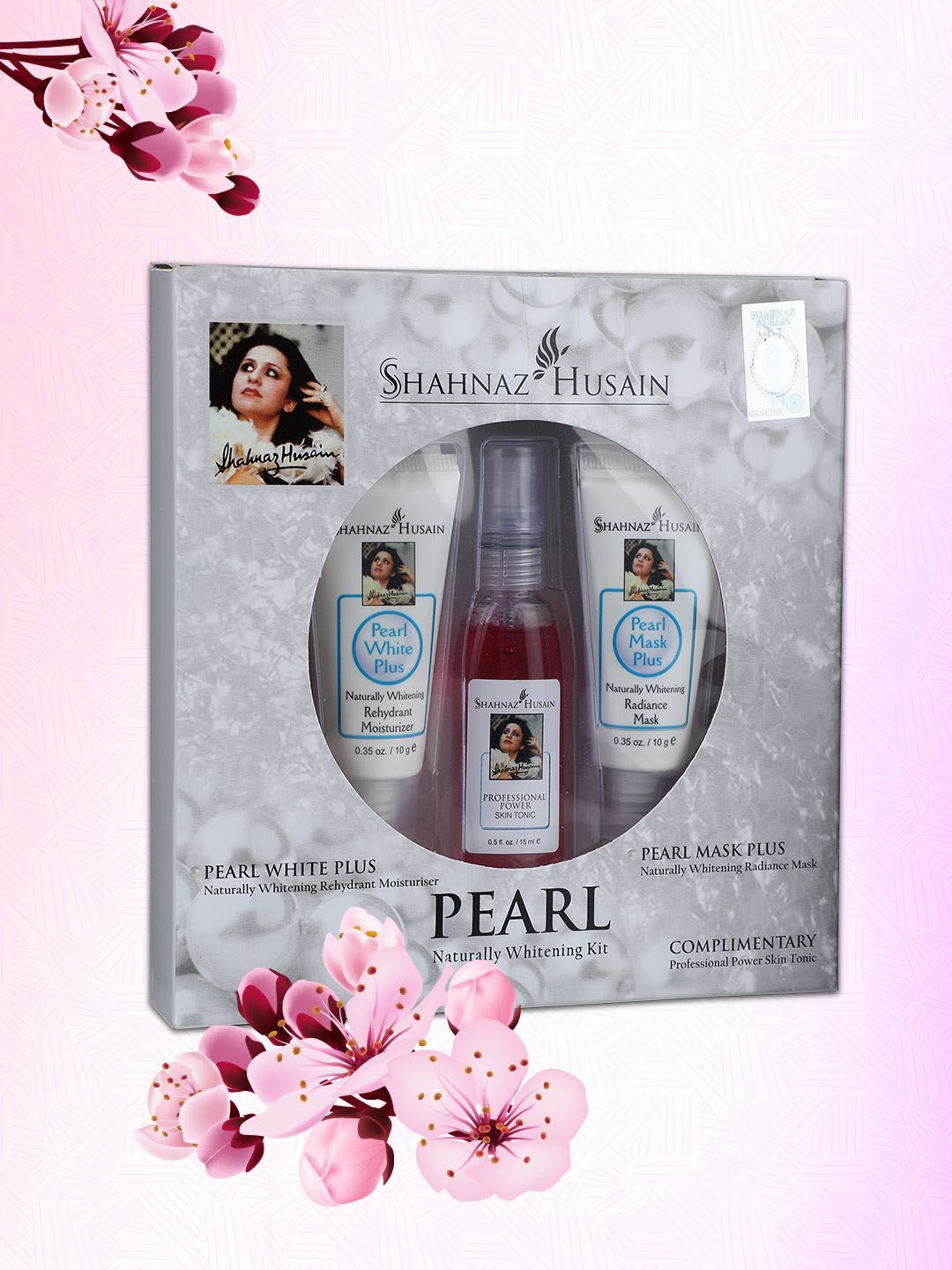 Shahnaz Husain White Pearl Kit - Skin Whitening Therapy - 20g+15ml