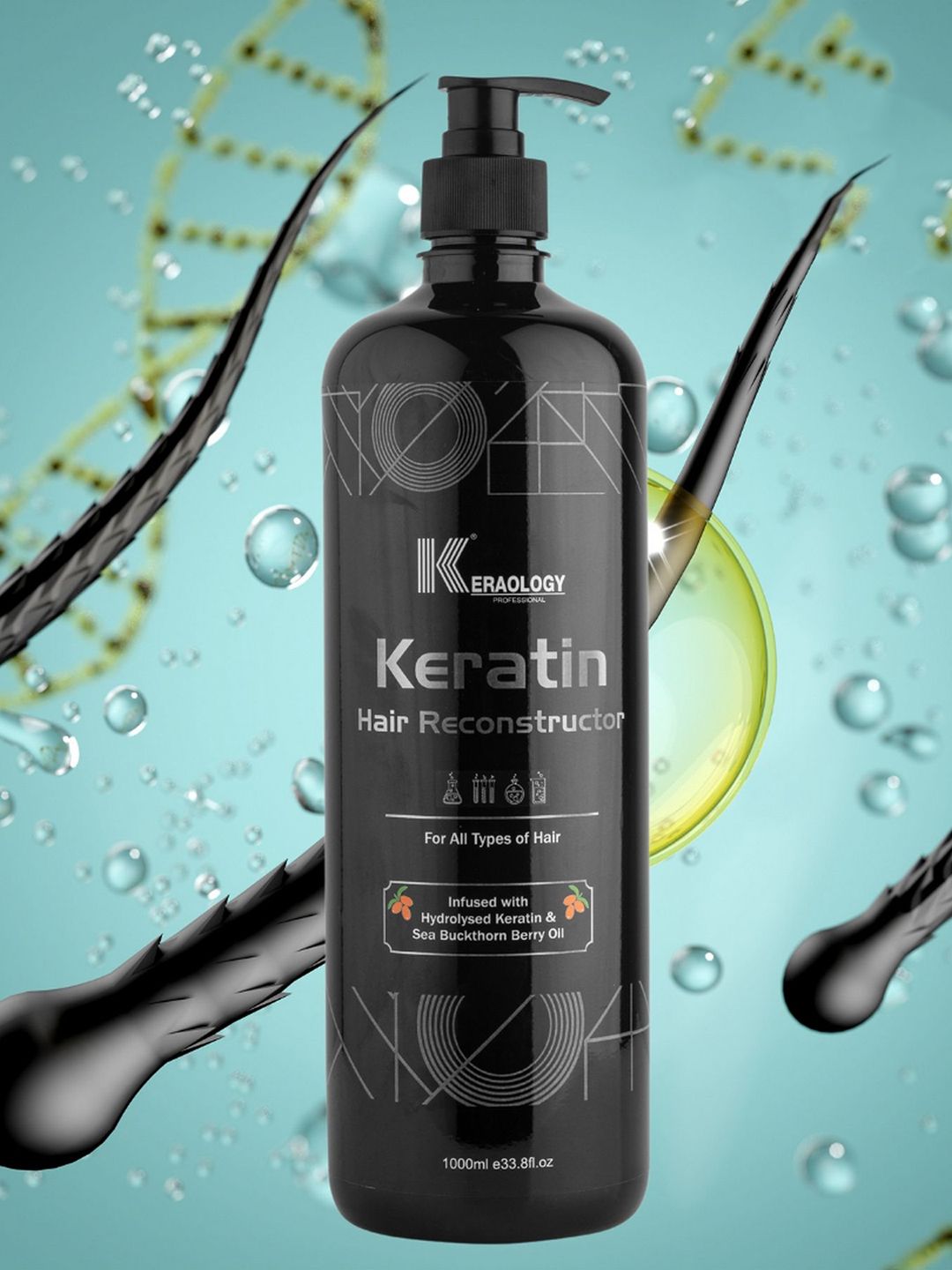 Keraology Keratin Hair Reconstructor Mask- 1000ml