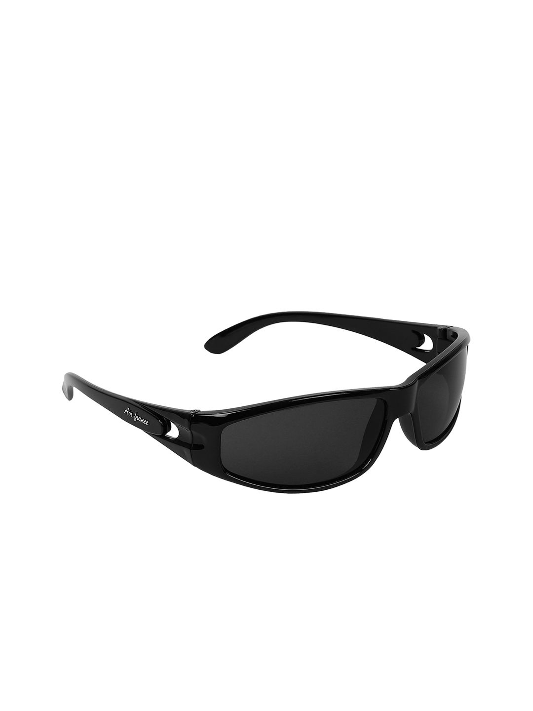 CRIBA Unisex Sports Sunglasses with UV Protected Lens CR_581-BLK-Black