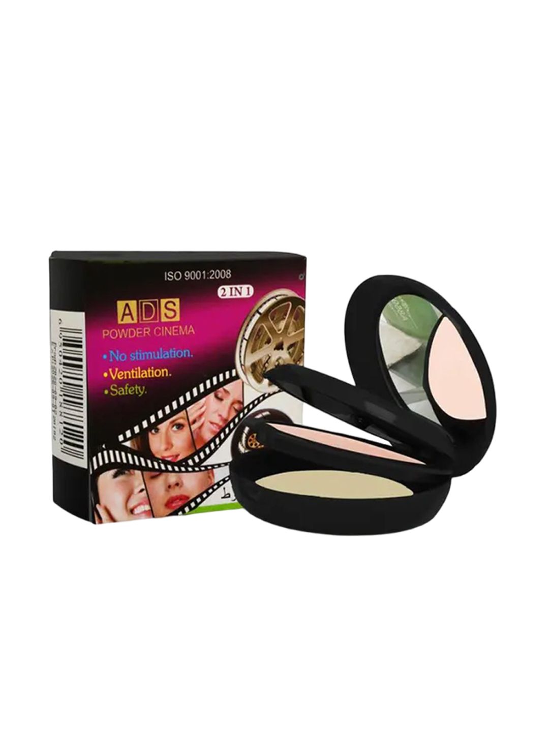 A.D.S 2 In 1 Cinema Compact Powder- 12 g