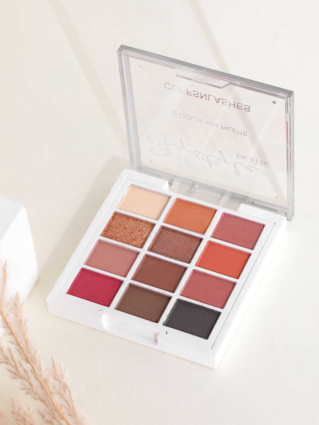 CUFFS N LASHES The Shystyles 12-Color Mini Eyeshadow Palette - Nancy Nude