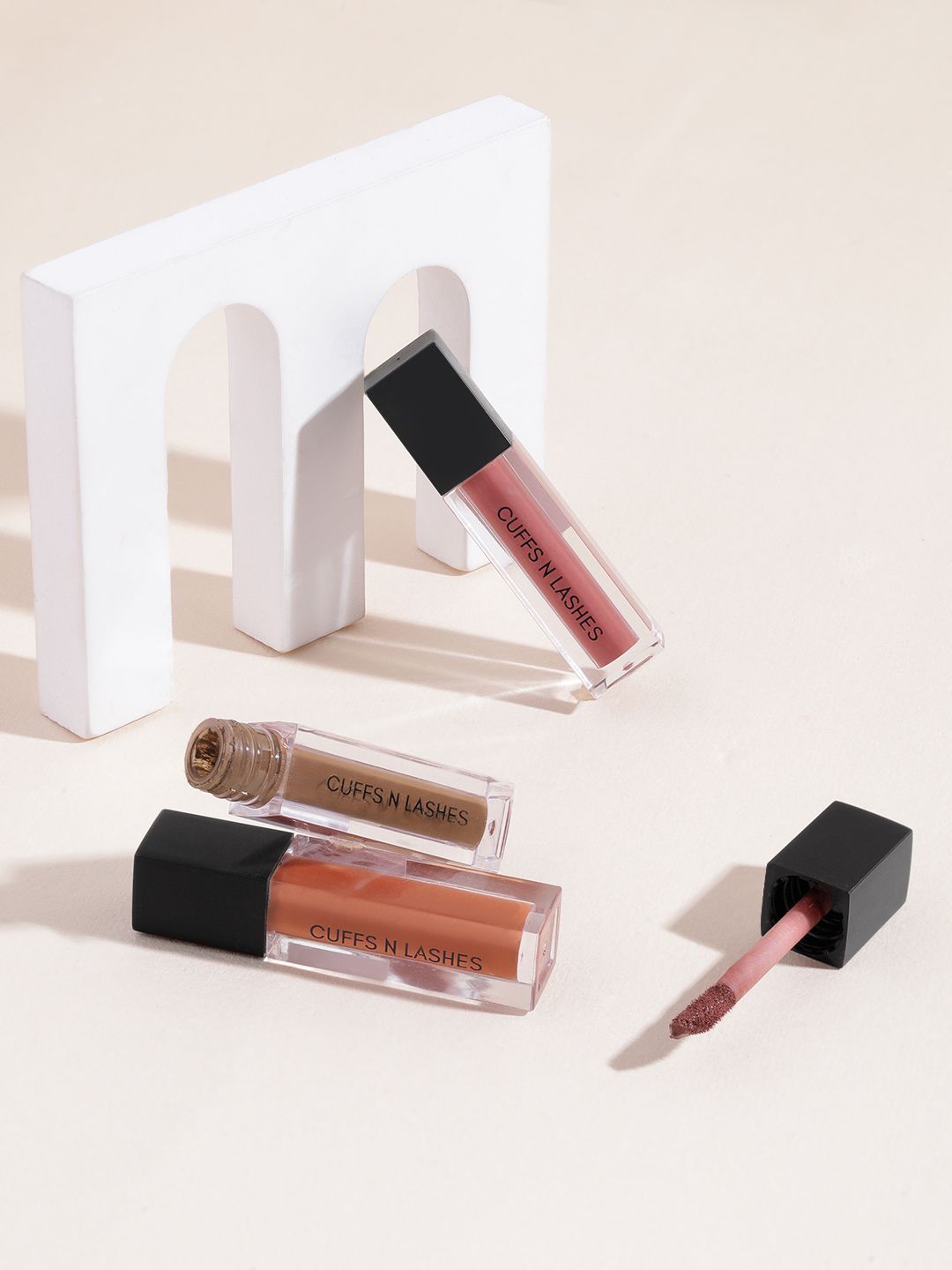 CUFFS N LASHES Set of 3 Mini Matte Liquid Lipstick 2ml each - Extra