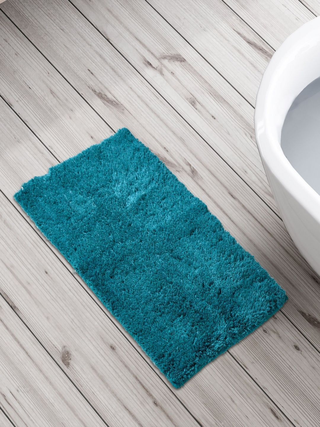 Home Centre Teal 150 GSM Anti Slip Bath Rug