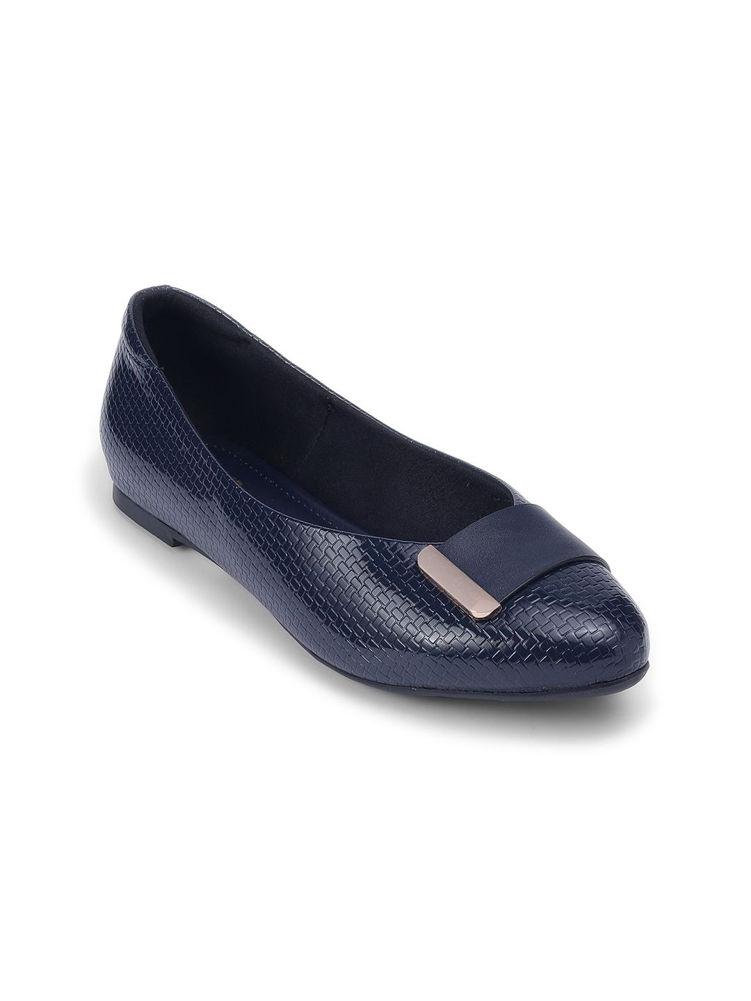 PEPPER Women Textured Ballerinas Flats