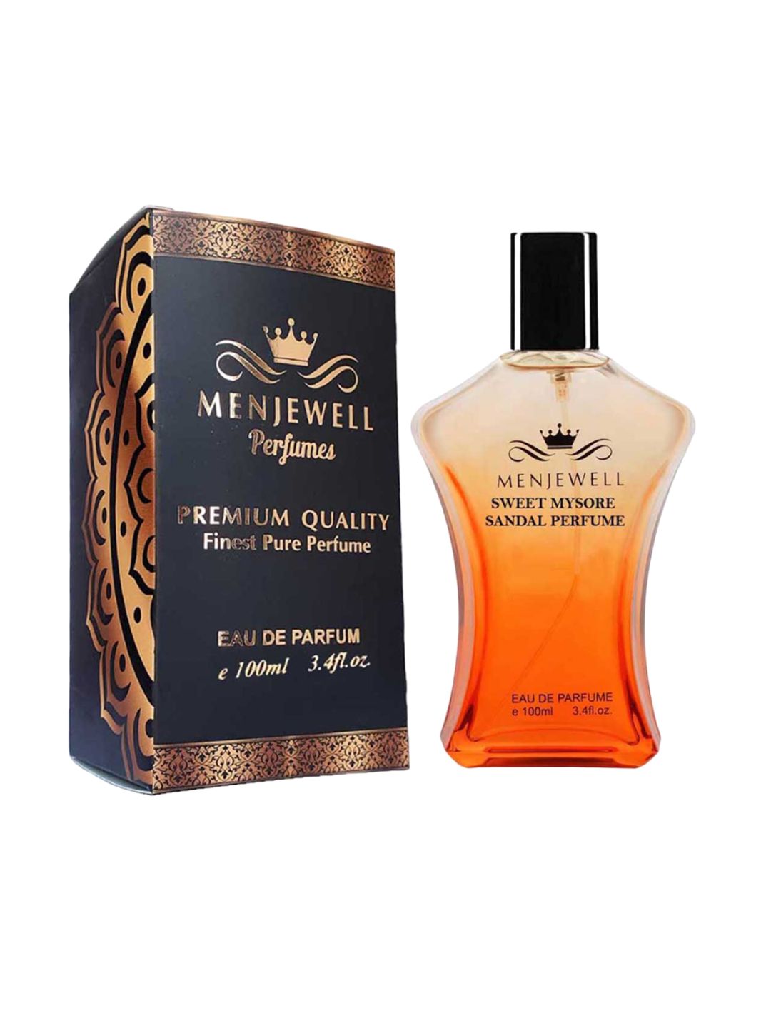 Menjewell Sweet Mysore Sandal Long Lasting Eau De Parfum- 100ml