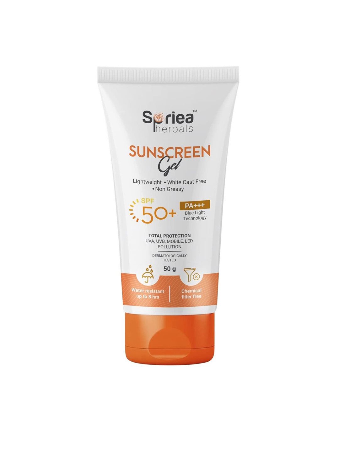 Buy Spriea Herbals SPF 50+ PA +++ Sunscreen Gel- 50g - Face