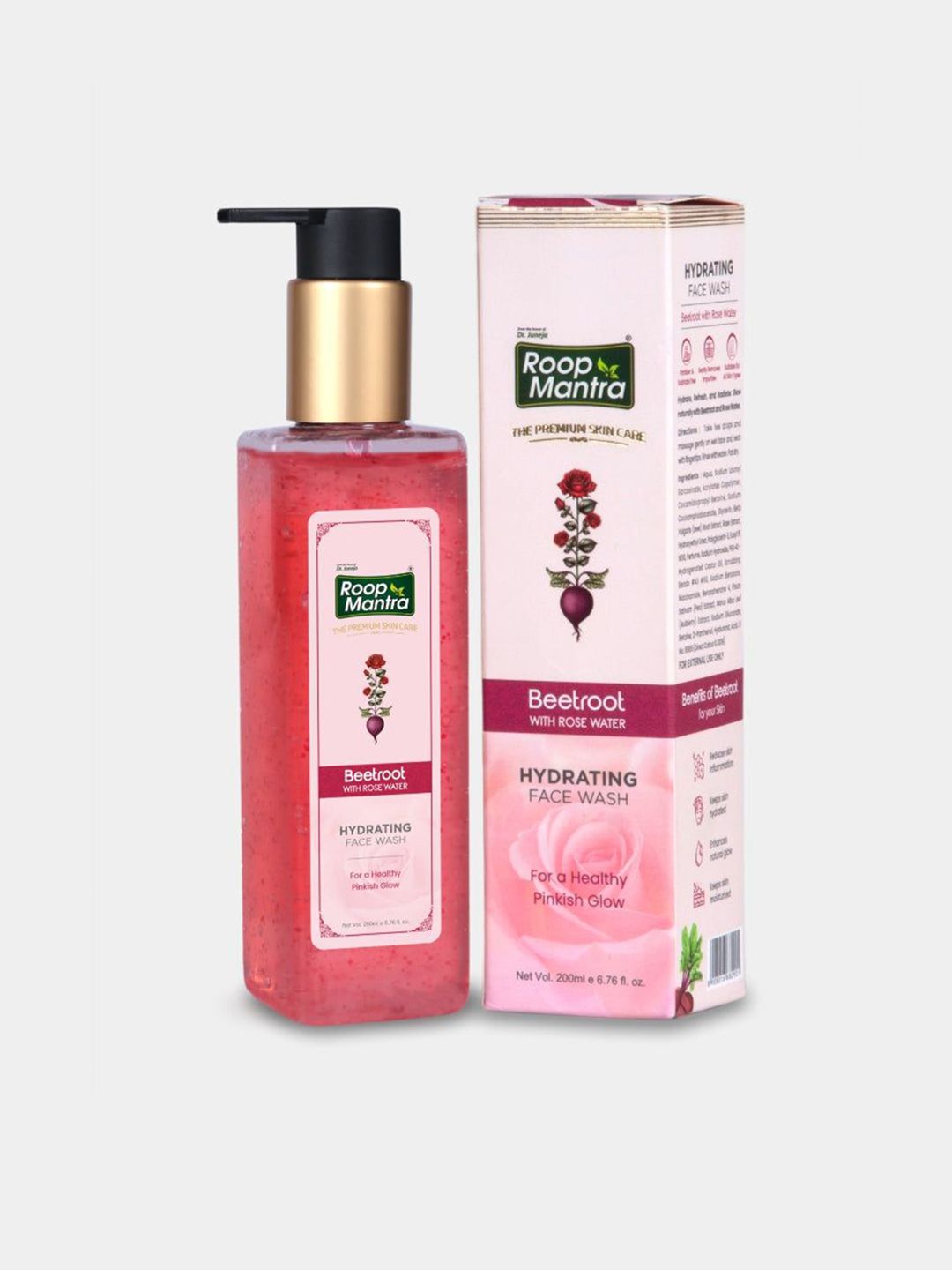 Roop Mantra Beetroot With Rose Water Face Wash-200ml