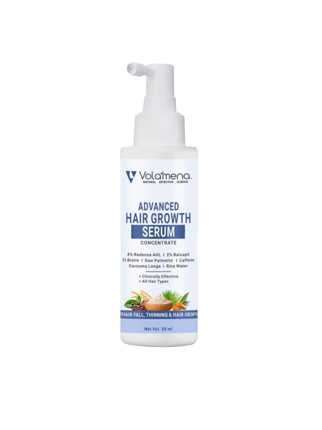 Volamena Advance Hair Growth Serum For Hair Fall Control 50 ml deal from myntra