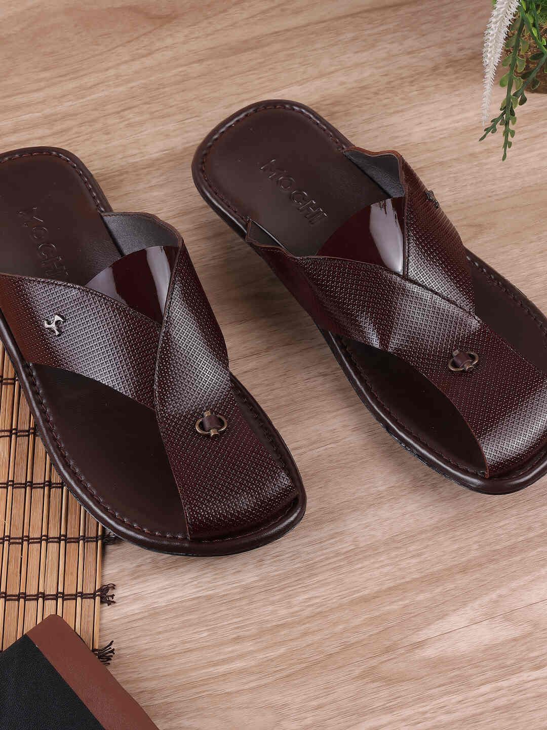 Mochi Men Leather Comfort Sandals