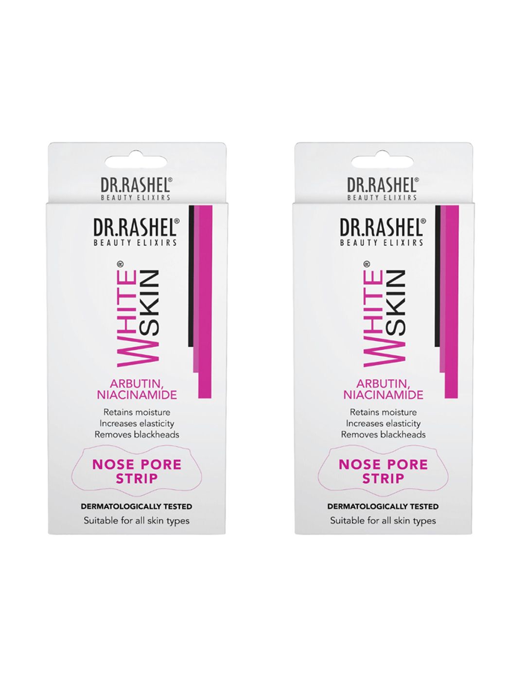 DR.RASHEL Set Of 2 White Skin Nose Strips- 10 Strips Each