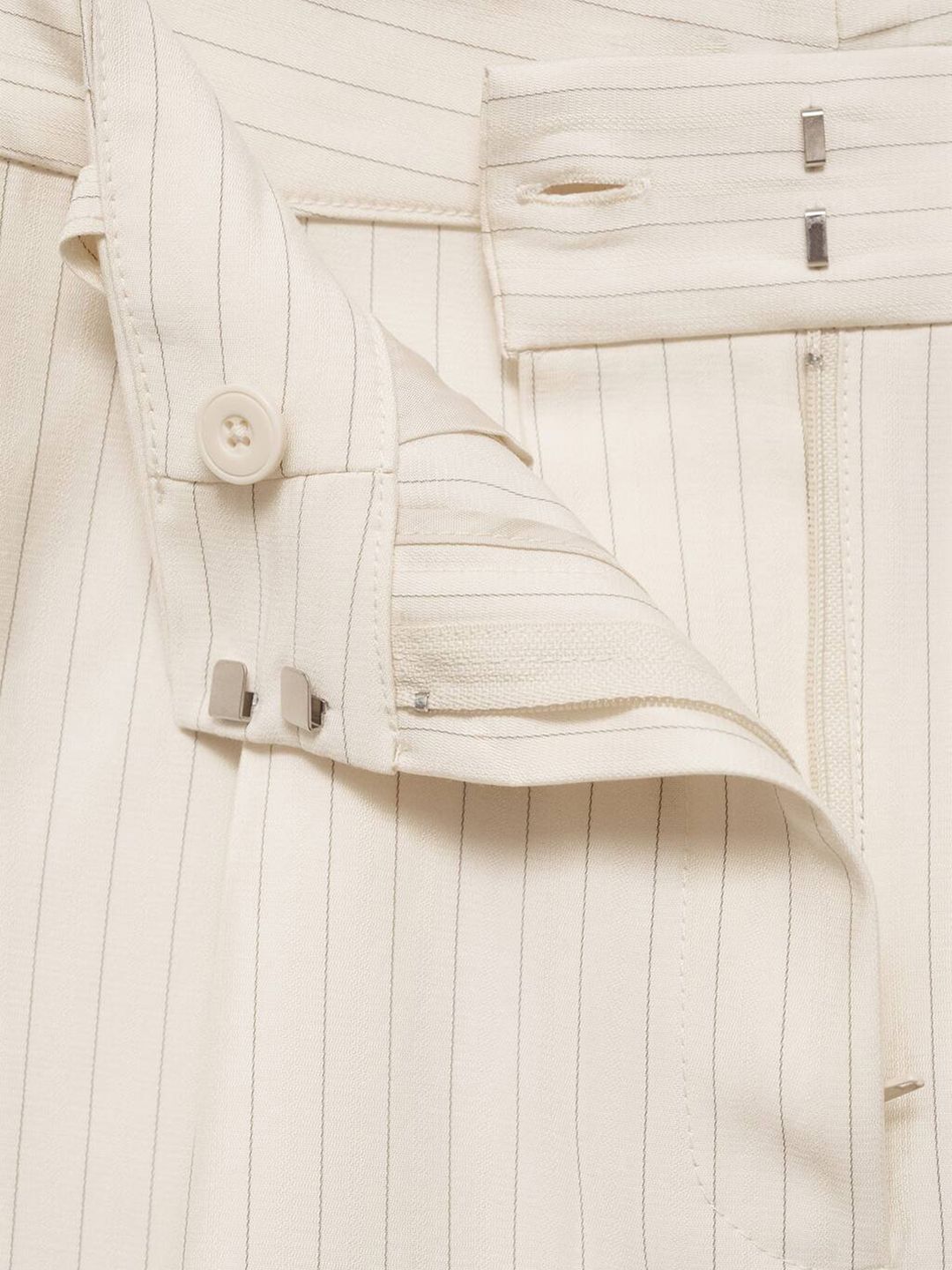 Striped Straight Fit Bermuda Shorts