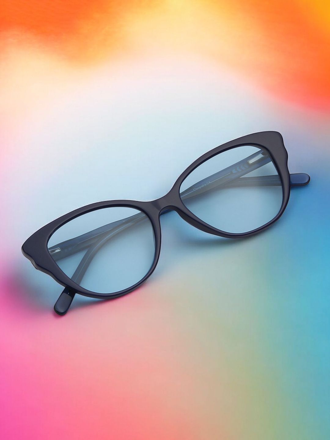 Ted Smith Unisex Cateye Sunglasses with Polarised and UV Protected Lens SUN-CLEOPATRA_C4