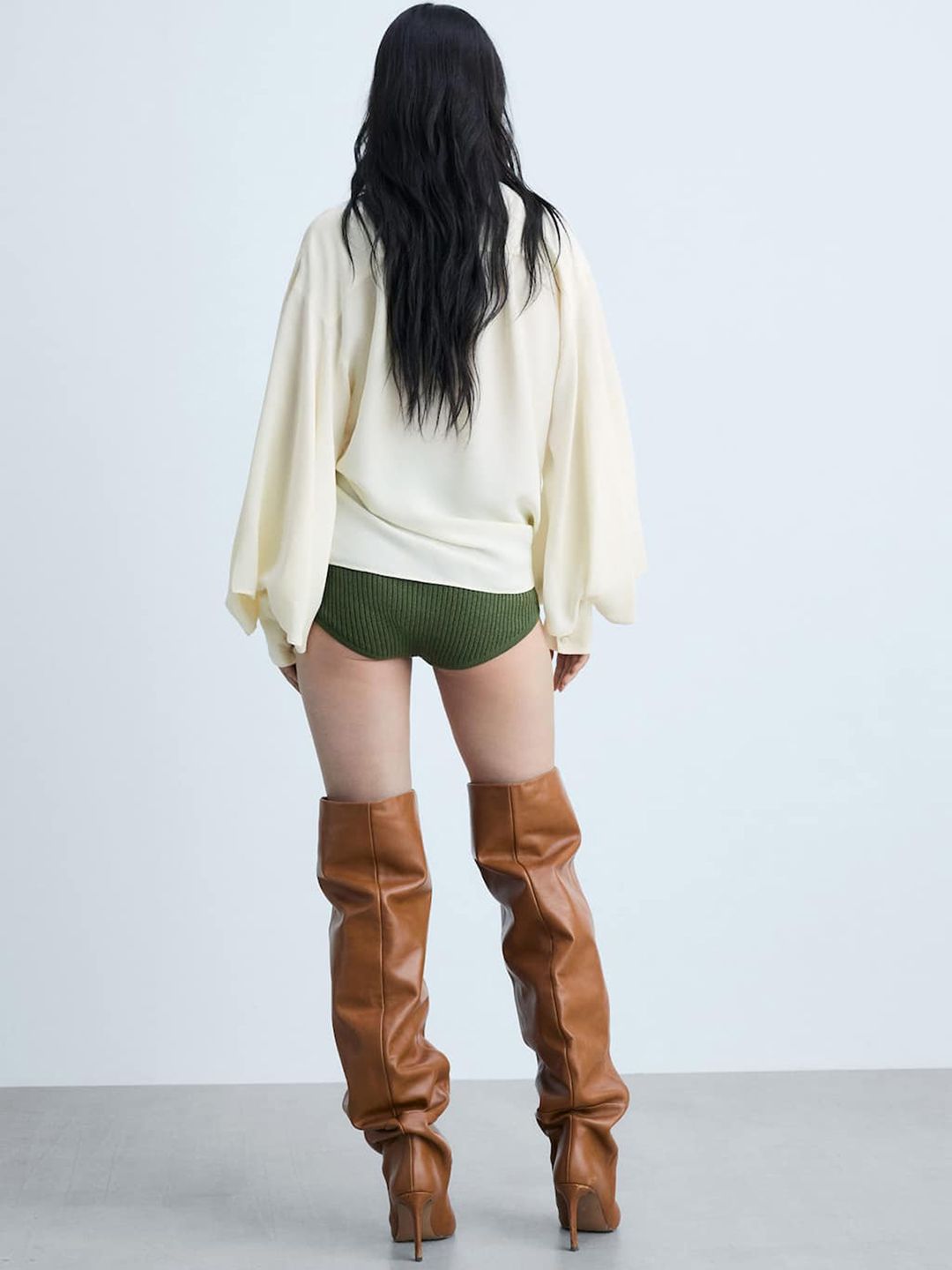 Tie-Up Neck Top
