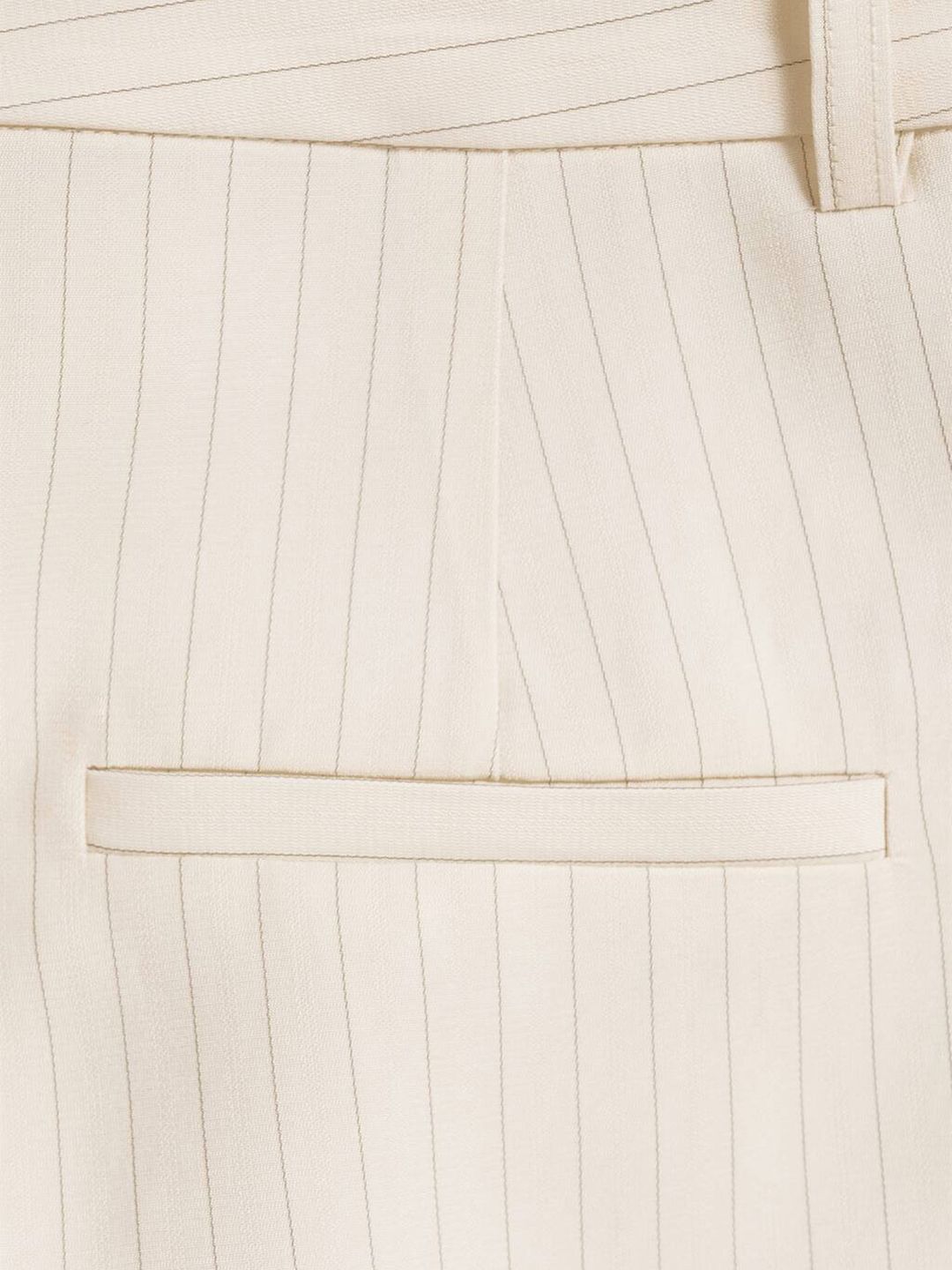 Striped Straight Fit Bermuda Shorts