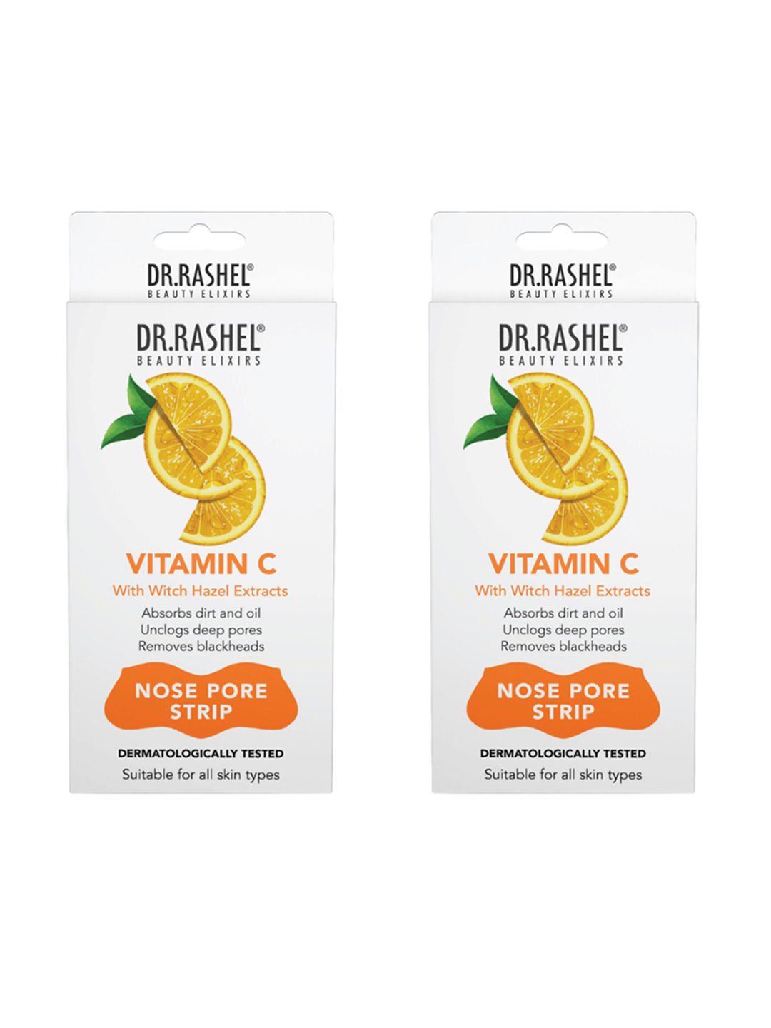 DR.RASHEL Set Of 2 Vitamin C Nose Strips - 10 Strips Each