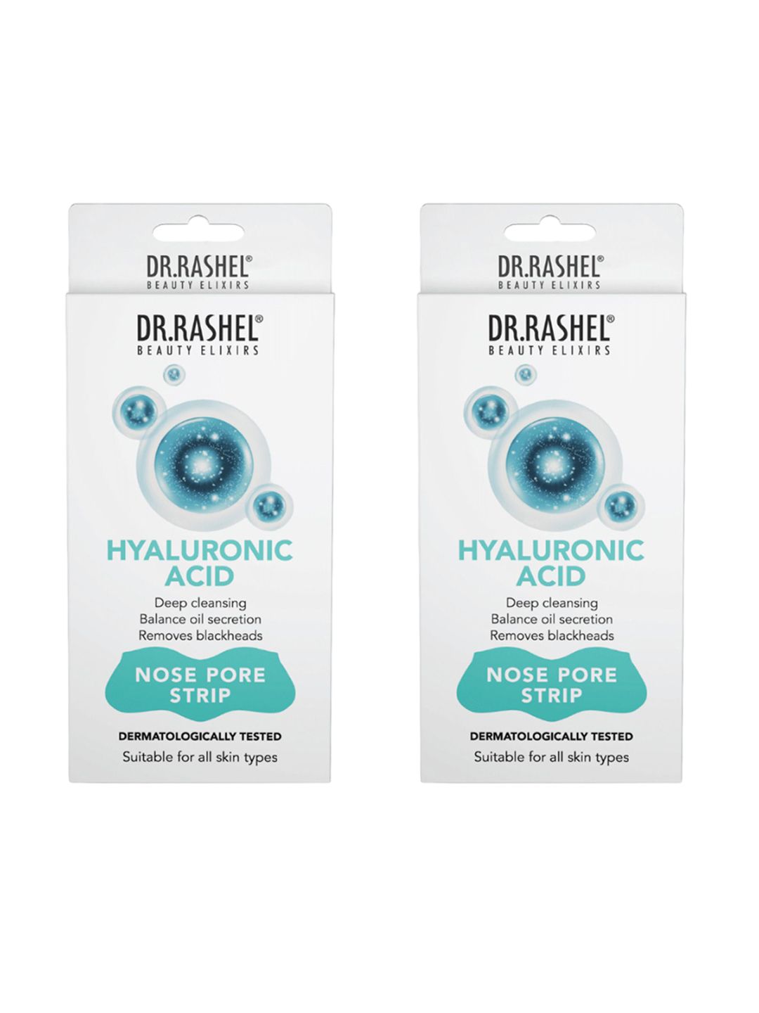 DR.RASHEL Set Of 2 Hyaluronic Nose Strips- 10 Strips Each