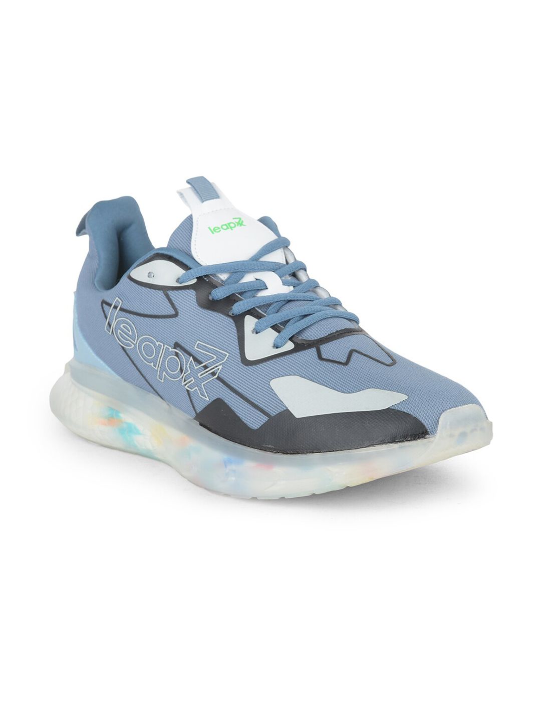 Liberty Men Blue Mesh Walking Non-Marking Shoes