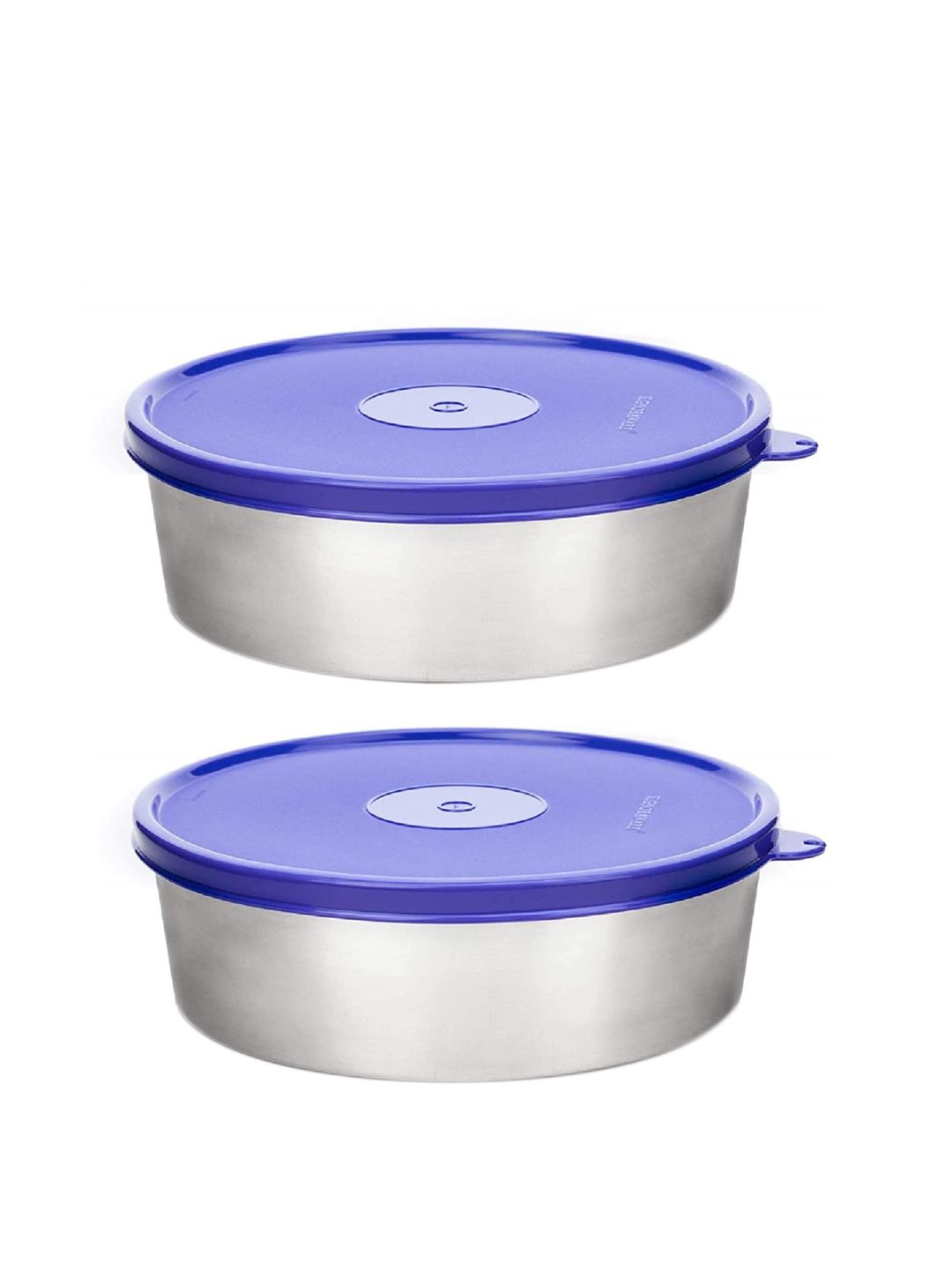 SignoraWare Set of 2 Violet Steel Food Container Price in India