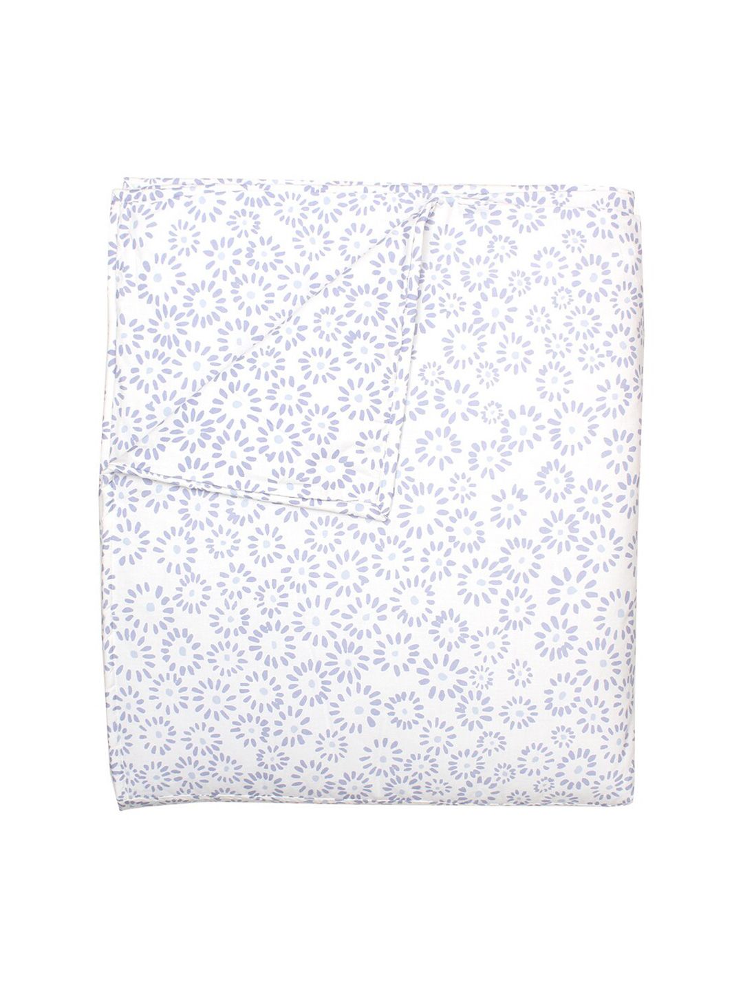 House This White & Purple Floral AC Room 110 GSM Double Bed Dohar Price in India