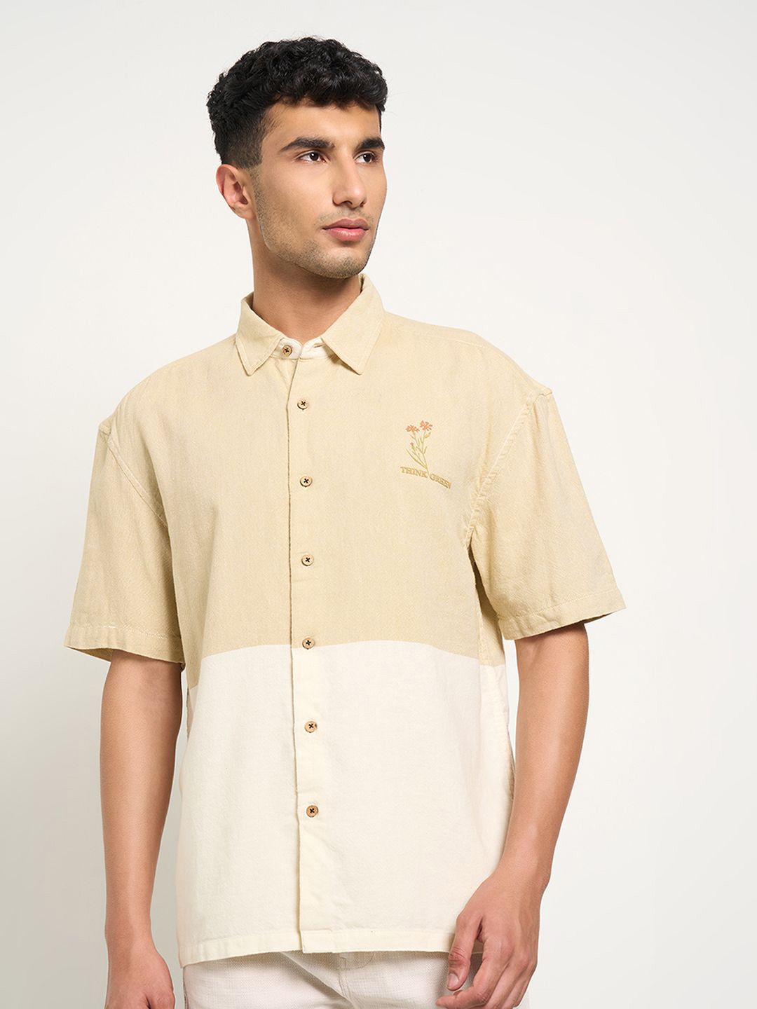 7 Alt by Pantaloons Men Opaque Casual Shirt