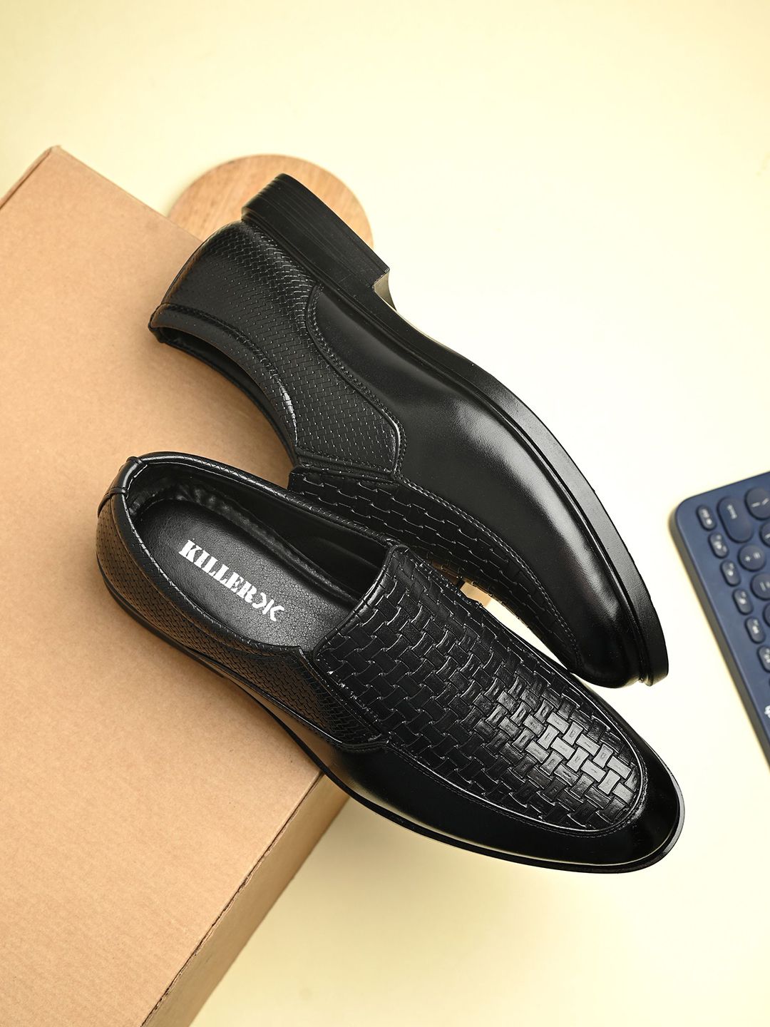 Killer Men Leather Formal Slip-Ons