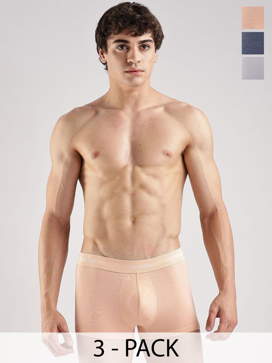 Calvin Klein Underwear Pack Of 3 Low Rise Trunk U2664918