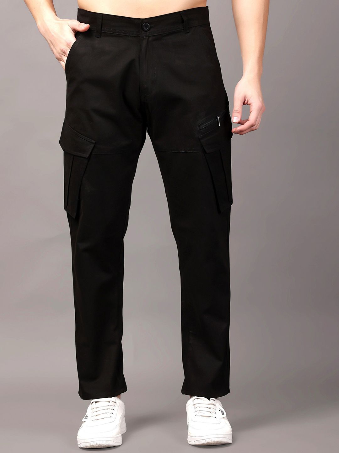 ZAYSH Men Regular Fit Mid-Rise Clean Look Non Stretchable Jeans