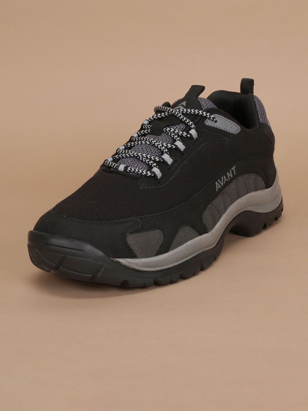 AVANT Men's Atlas Black Grey Walker Outdoor Shoes