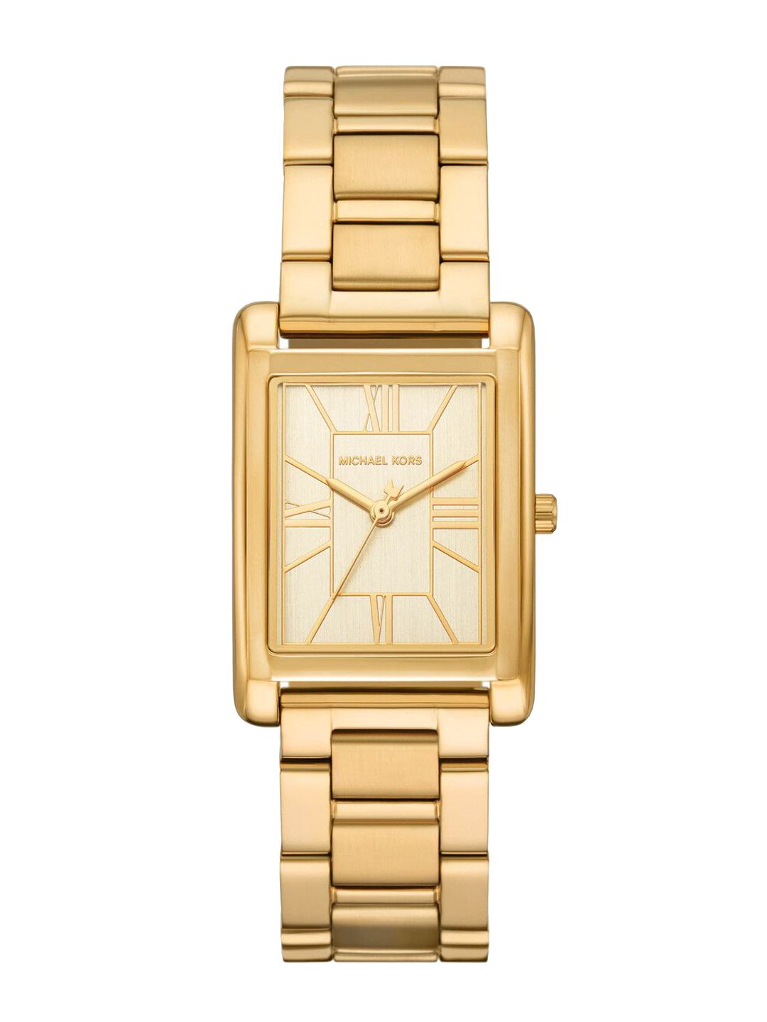 Michael Kors Michael Kors Women Gold Toned Dial & Stainless Steel Straps Analogue Watch