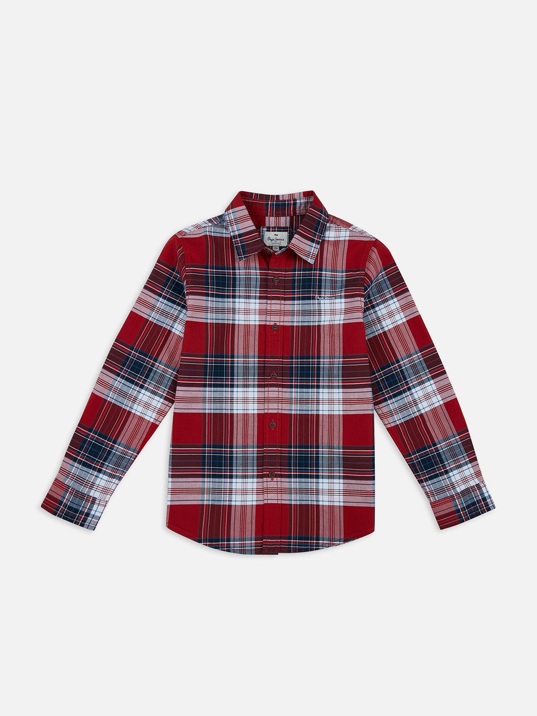 Pepe Jeans Boys Tartan Checks Checked Casual Shirt
