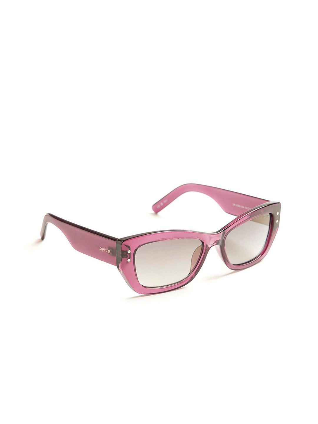 Buy OPIUM Women Purple Cat Eye UV Protected Lens Plastic