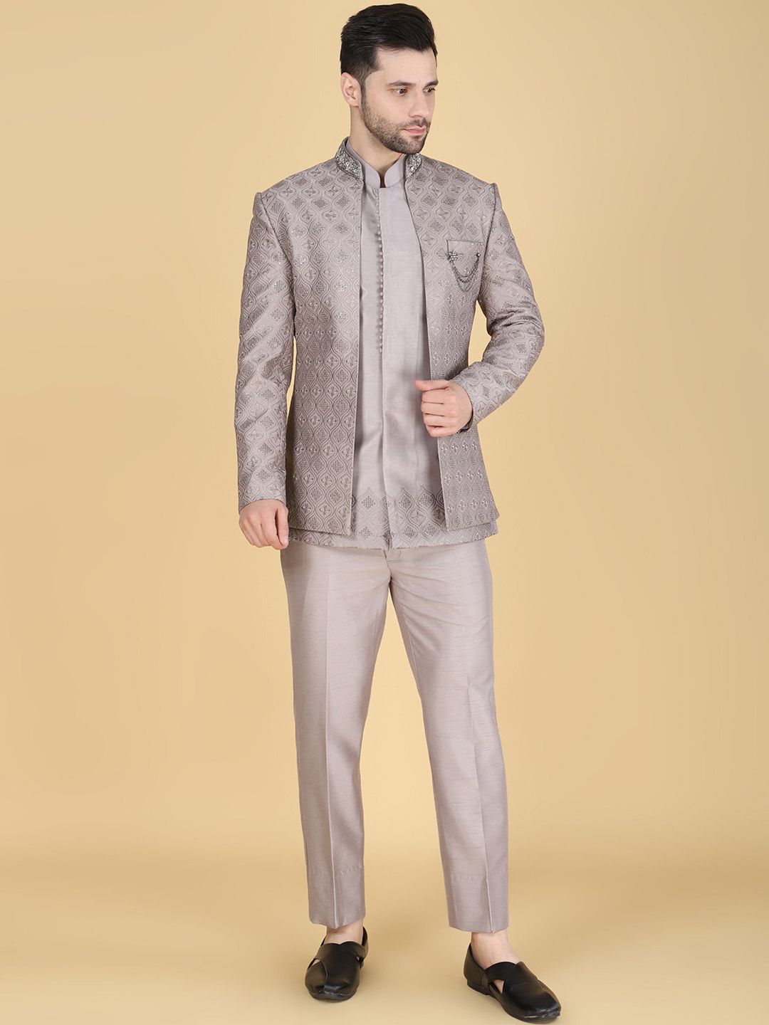 Denis Parkar Embroidered Sherwani Set