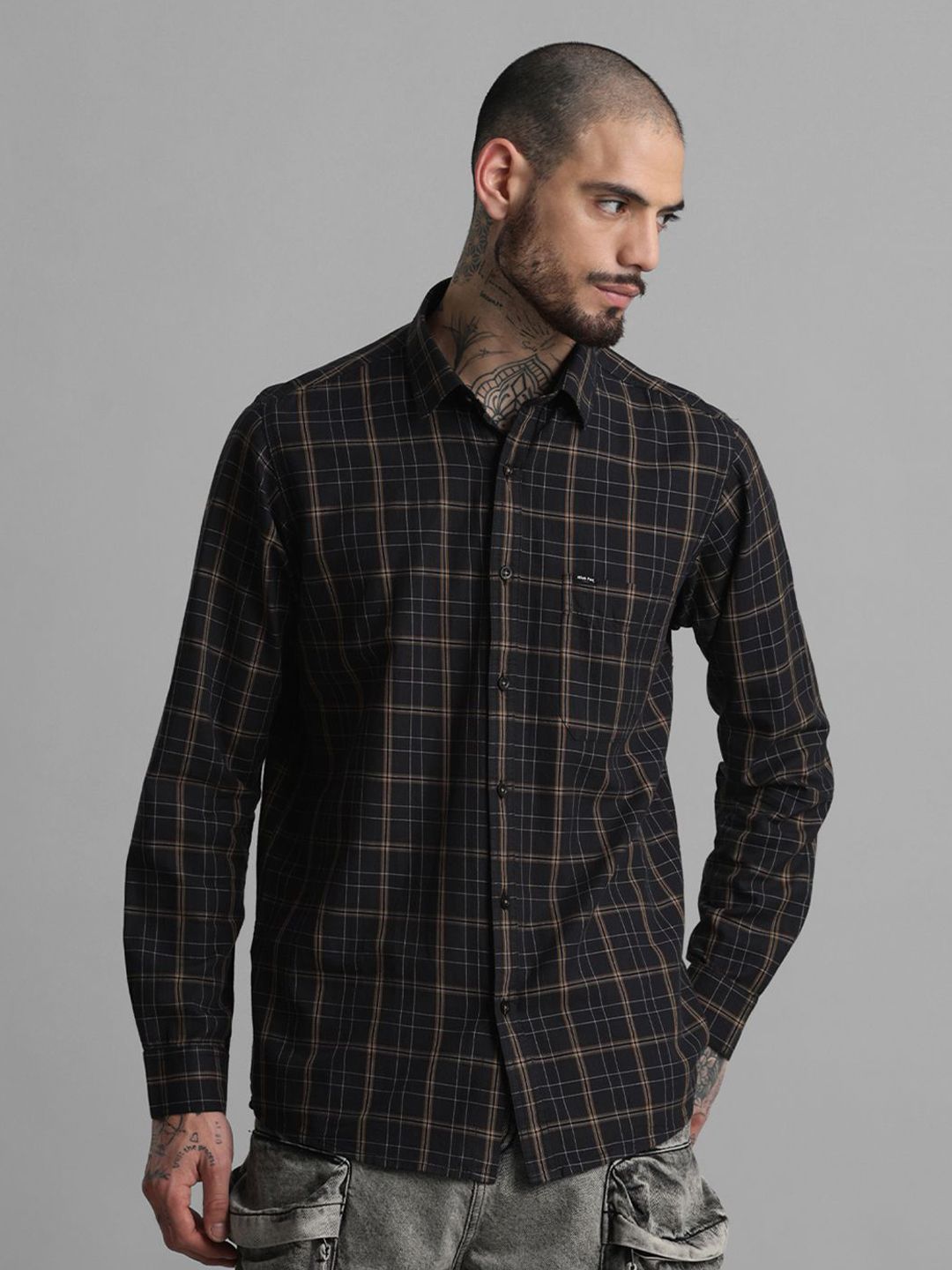Klub Fox Men Cotton Full Sleeves Slim Fit Shirt