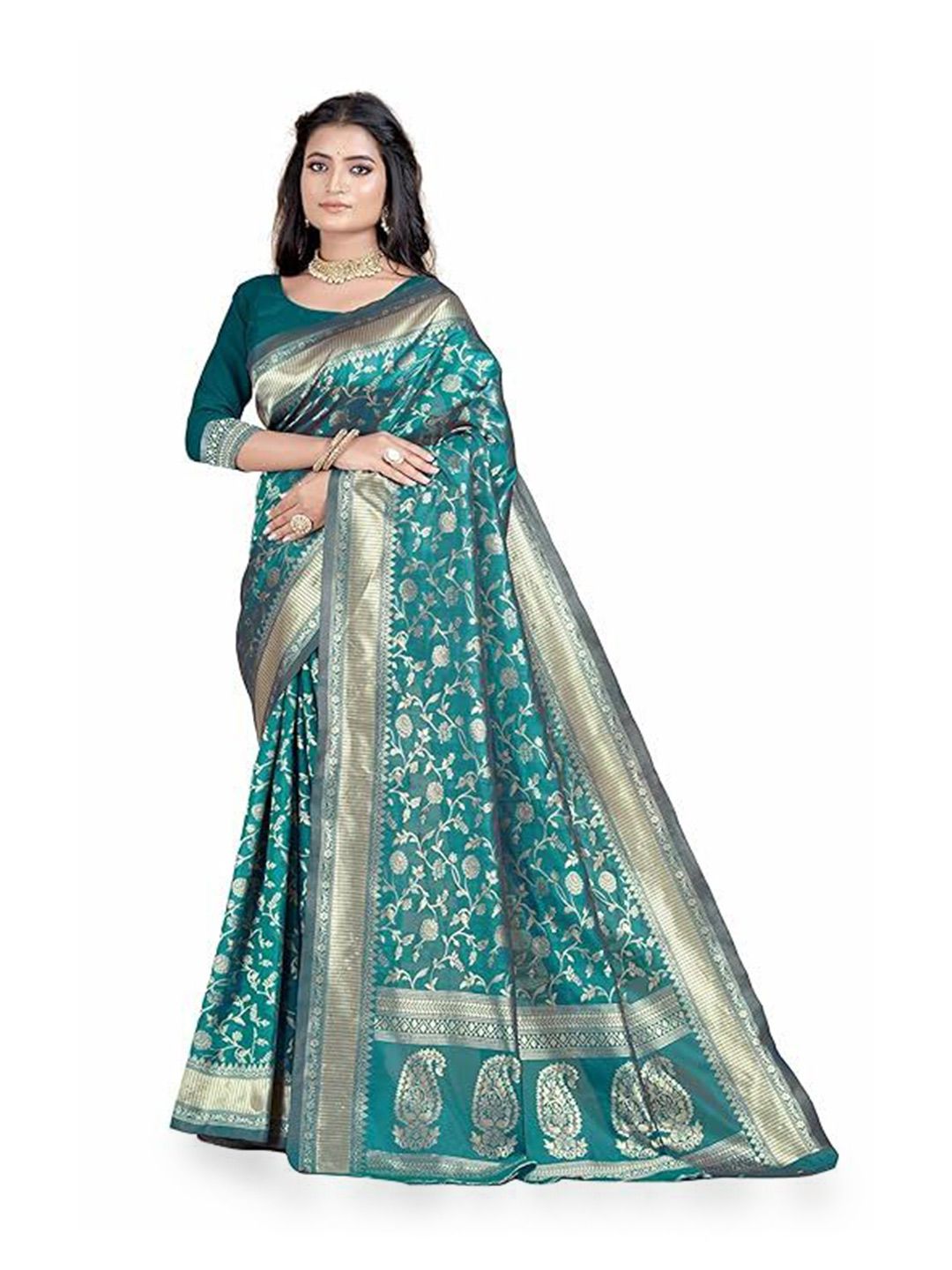 Moda Rapido Woven Design Kanjeevaram Saree