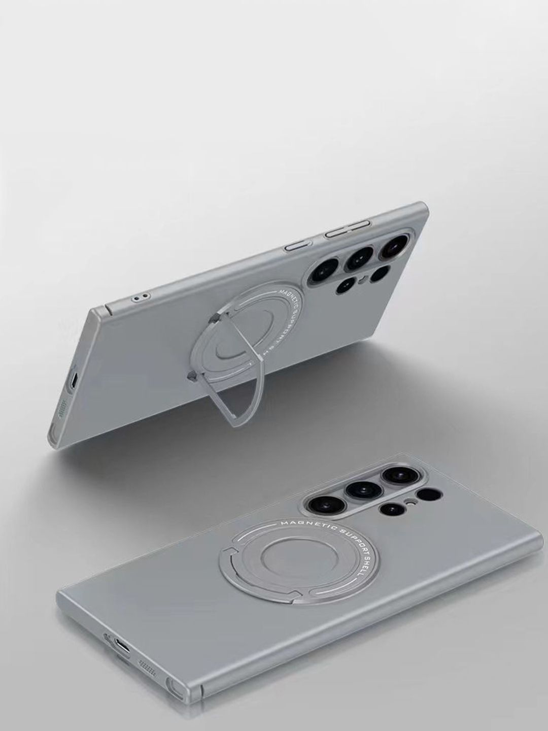 Luxury Kase Premium Magnetic Support Shell Samsung Galaxy S25 Ultra 5G Back Case