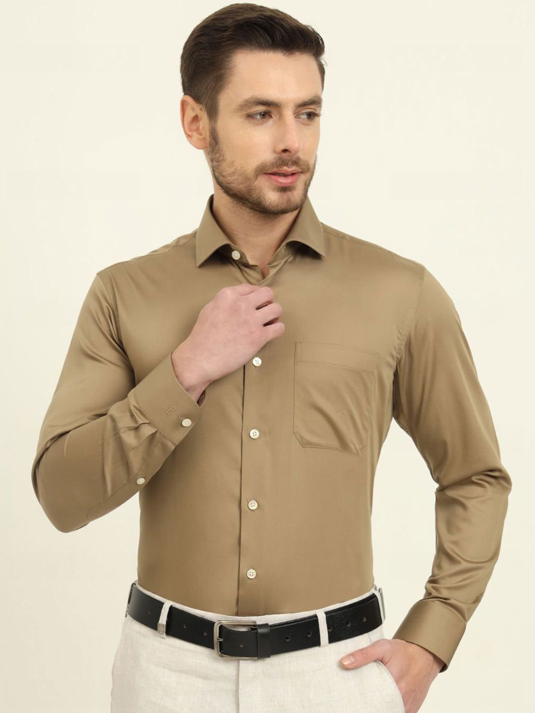 METAL Men Slim Fit Formal Shirt