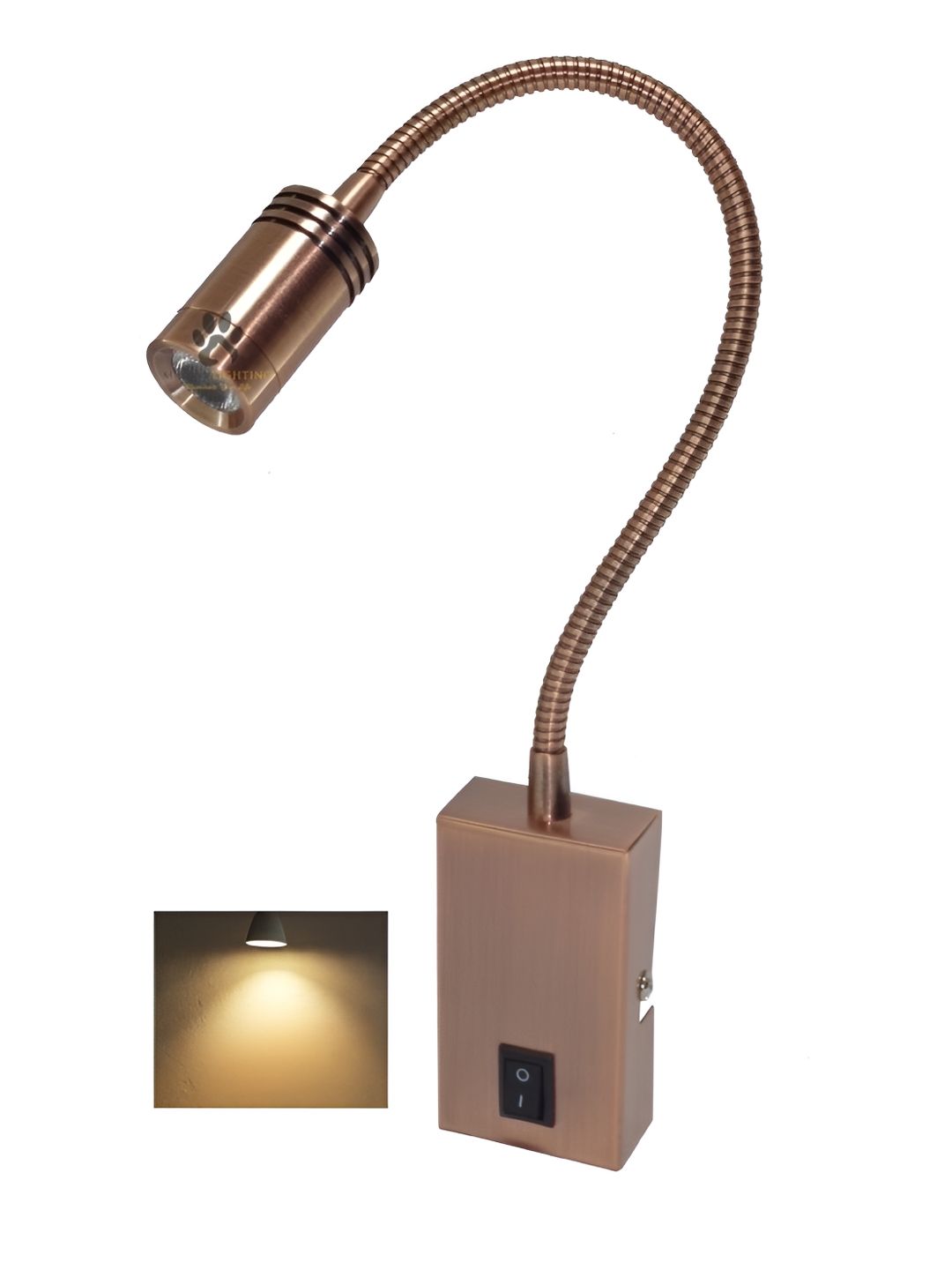 Mufasa Rose LED Aluminium Wall Lamp