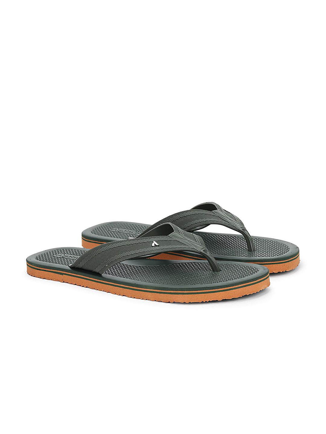 Aqualite Men Printed Rubber Thong Flip-Flops