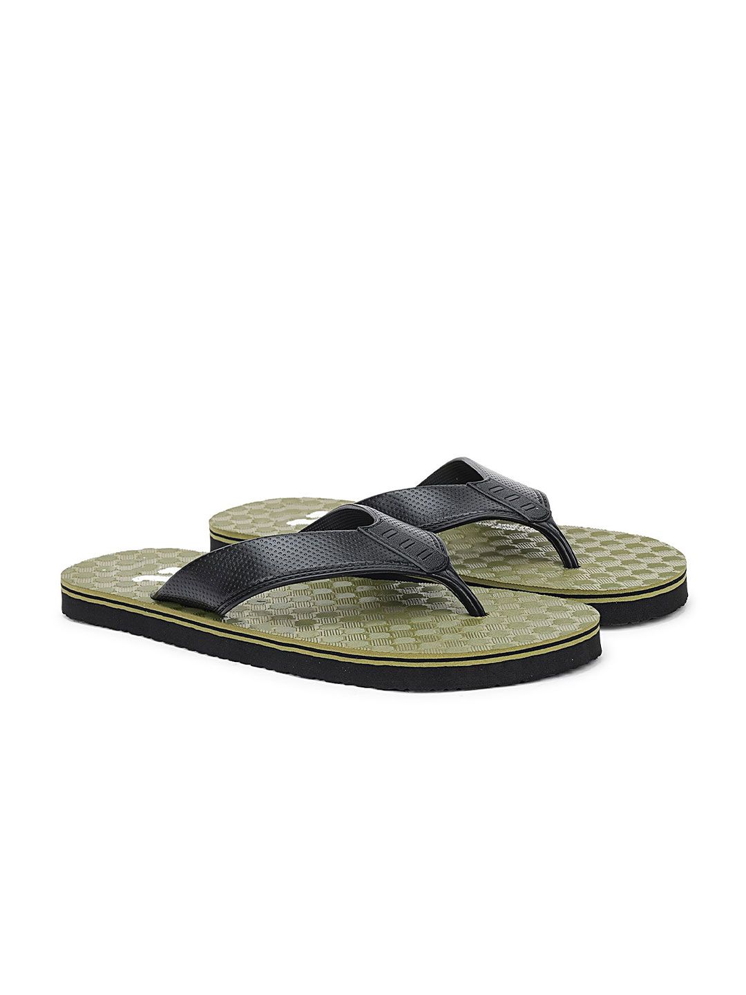 Aqualite Men Self Design Rubber Fashion Thong Flip-Flops