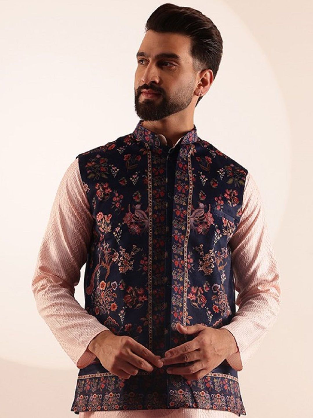 SOJANYA Printed Nehru Jacket Offers & Cashback
