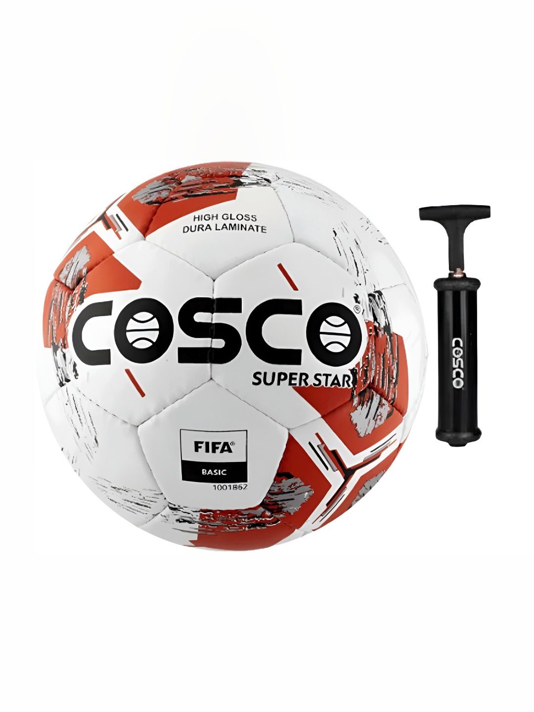 COSCO COSCO Printed Super Star Football With Pump