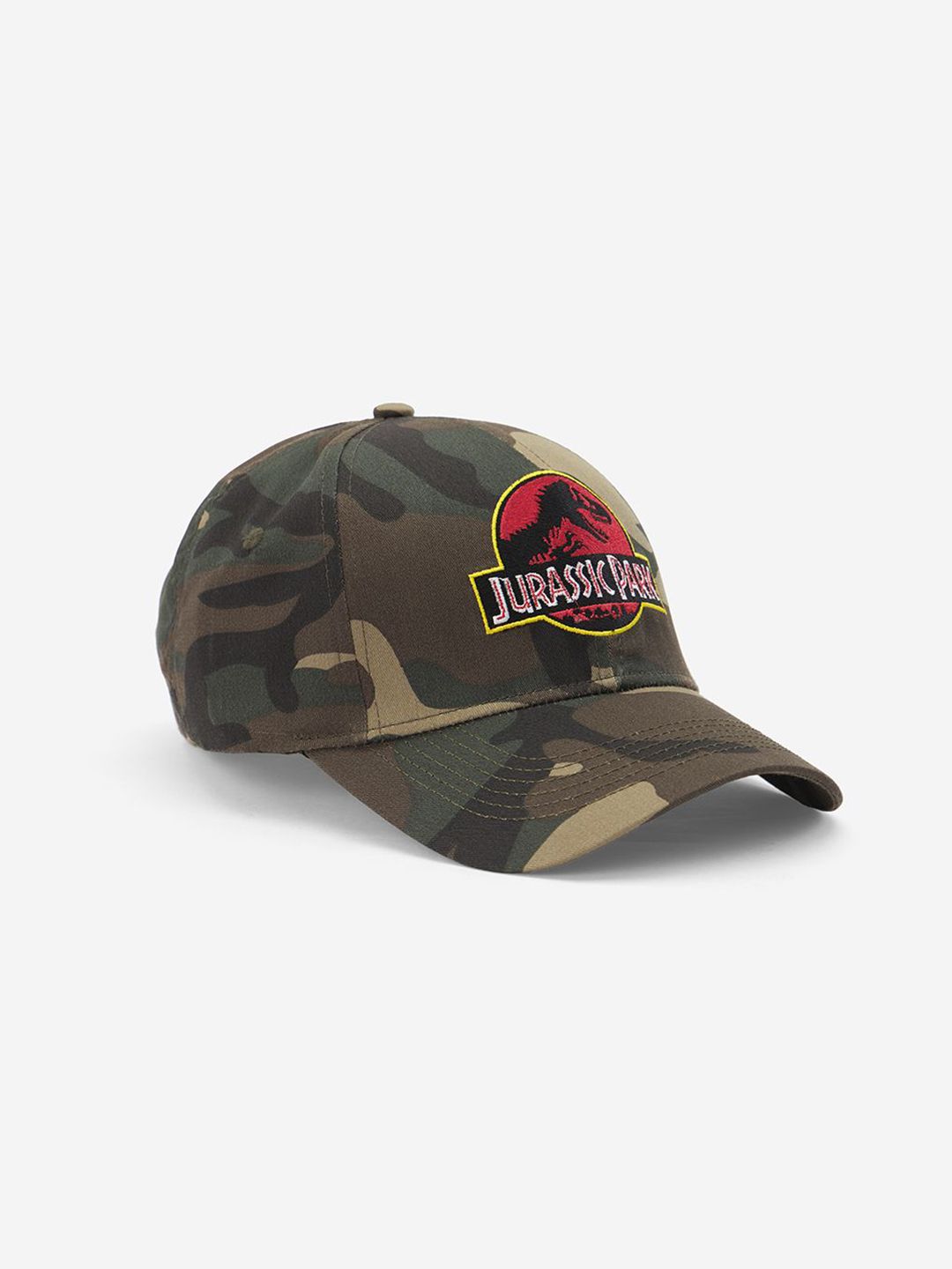 The Souled Store Men Jurassic Park Printed Green Caps