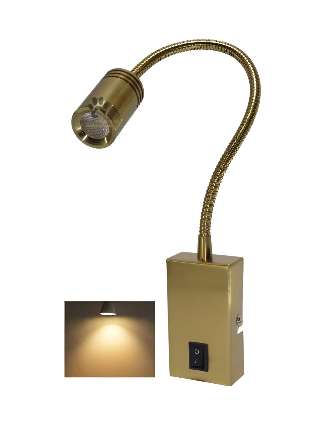Mufasa Gold-Toned Aluminium Wall Lamp