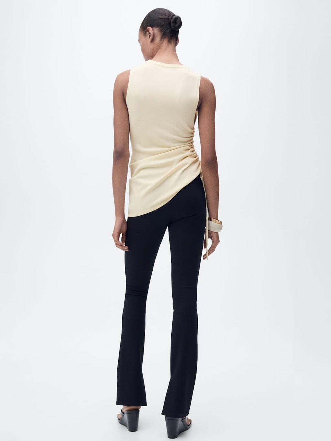 Ruched Tie-Up Top