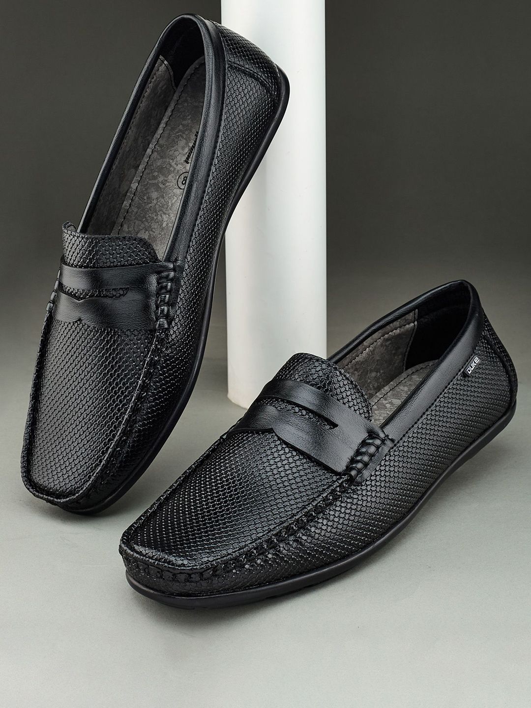 Duke Men Textured Loafers